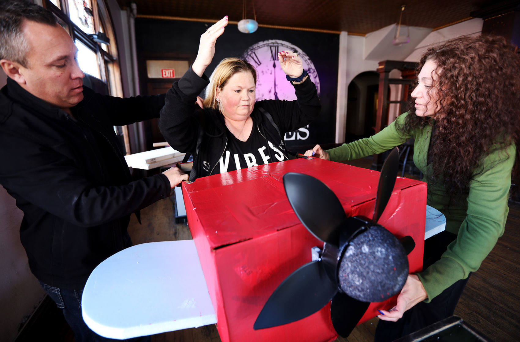 The making of Butte's hair and fashion show